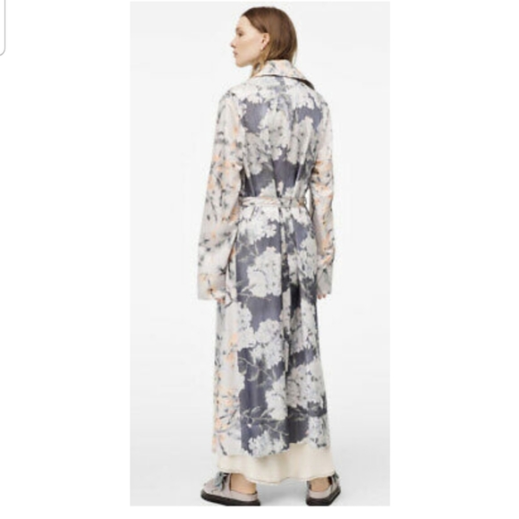 Zara Limited edition flowy print coat